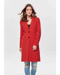 Женское красное пальто от Only