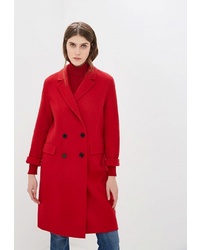 Женское красное пальто от Pinko