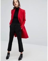 Женское красное пальто от French Connection