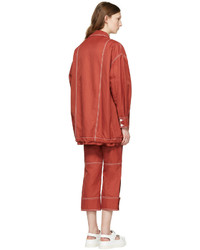 Женское красное пальто от Stella McCartney