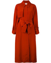 Женское красное пальто от Roksanda