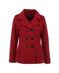 Женское красное пальто от Tom Tailor