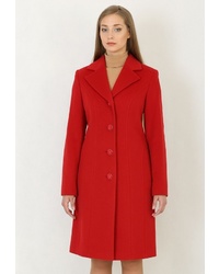 Женское красное пальто от Trifo