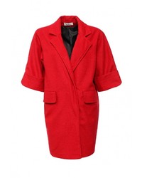 Женское красное пальто от Tutto Bene