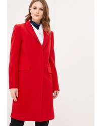 Женское красное пальто от United Colors of Benetton