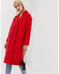 Женское красное пальто от Vero Moda
