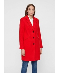 Женское красное пальто от Vero Moda