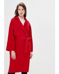 Женское красное пальто от Villagi