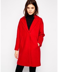 Женское красное пальто от Warehouse