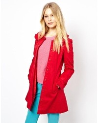 Женское красное пальто от Yumi