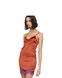 Красное платье-комбинация от Fleur Du Mal