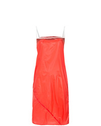 Красное платье-комбинация от Wendy Jim