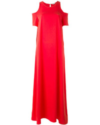 Красное платье-макси с вырезом от P.A.R.O.S.H.