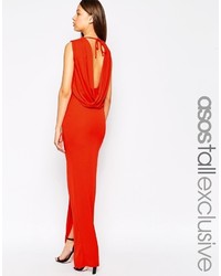 Красное платье-макси от Asos