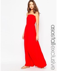 Красное платье-макси от Asos