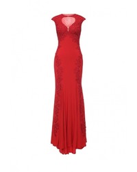 Красное платье-макси от Bebe
