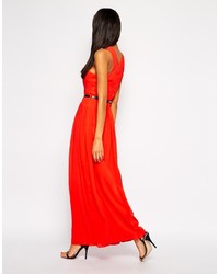 Красное платье-макси от Little Mistress
