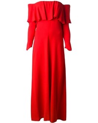 Красное платье-макси от Biba