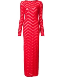 Красное платье-макси от Gareth Pugh