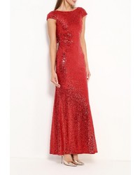 Красное платье-макси от Goddiva