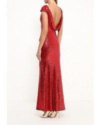 Красное платье-макси от Goddiva