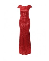 Красное платье-макси от Goddiva