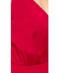 Красное платье-макси от Blue Life