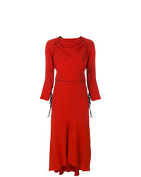 Красное платье-макси от Marni