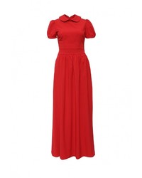 Красное платье-макси от Olivegrey
