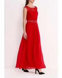 Красное платье-макси от Piena