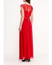 Красное платье-макси от Piena