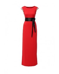 Красное платье-макси от Piena