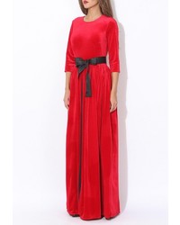 Красное платье-макси от Tutto Bene