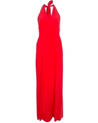 Красное платье-макси от Ungaro