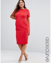 Красное платье-миди от Asos