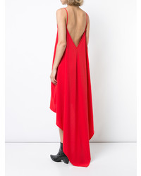 Красное платье-миди от Gareth Pugh