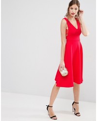 Красное платье-миди от Asos