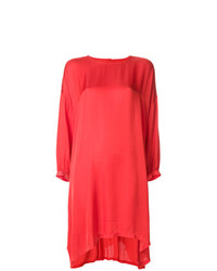 Красное платье-миди от Henrik Vibskov