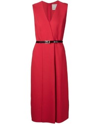 Красное платье-миди от Jason Wu