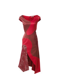 Красное платье-миди от Martha Medeiros