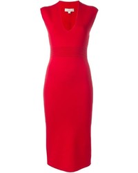 Красное платье-миди от MICHAEL Michael Kors