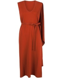 Красное платье-миди от Narciso Rodriguez