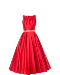 Красное платье-миди от Romona Keveza