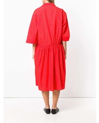 Красное платье-миди от Lemaire