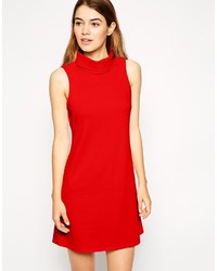 Красное платье прямого кроя от Asos