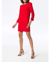 Красное платье прямого кроя от Givenchy
