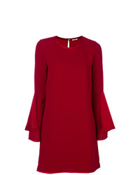 Красное платье прямого кроя от P.A.R.O.S.H.