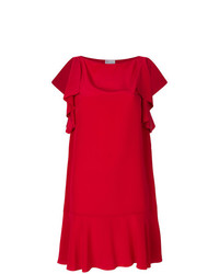 Красное платье прямого кроя от RED Valentino