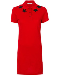 Красное платье-рубашка от Givenchy