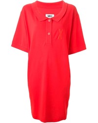 Красное платье-рубашка от Maison Martin Margiela